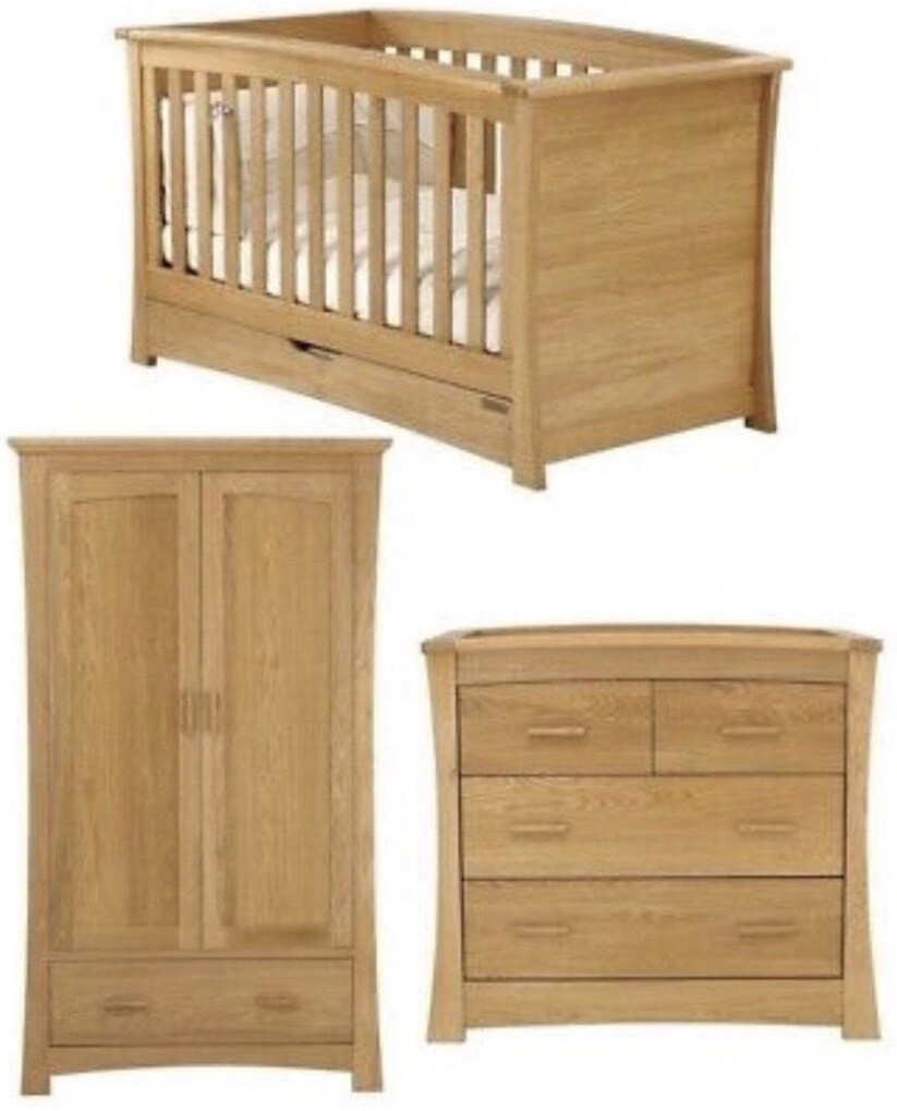 solid oak nursery furniture